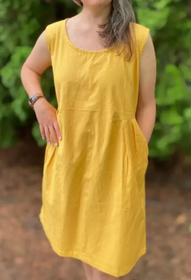 Cotton Sleeveless Dress
