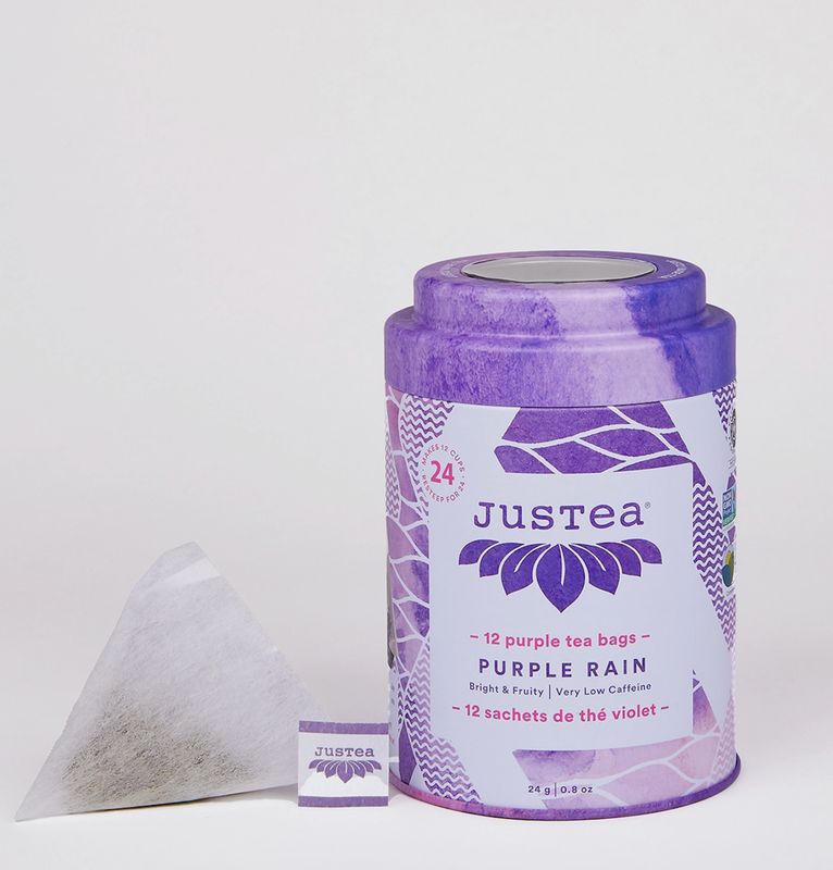 Purple Rain Tea Bag Tin