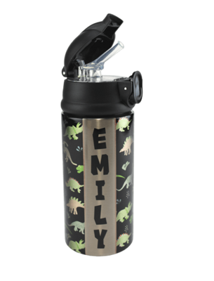 Toddler Water Bottle - 12 oz - White or Silver