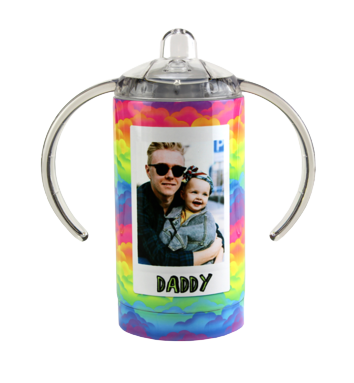 Toddler Sippy Cup - 13 oz - White or Silver