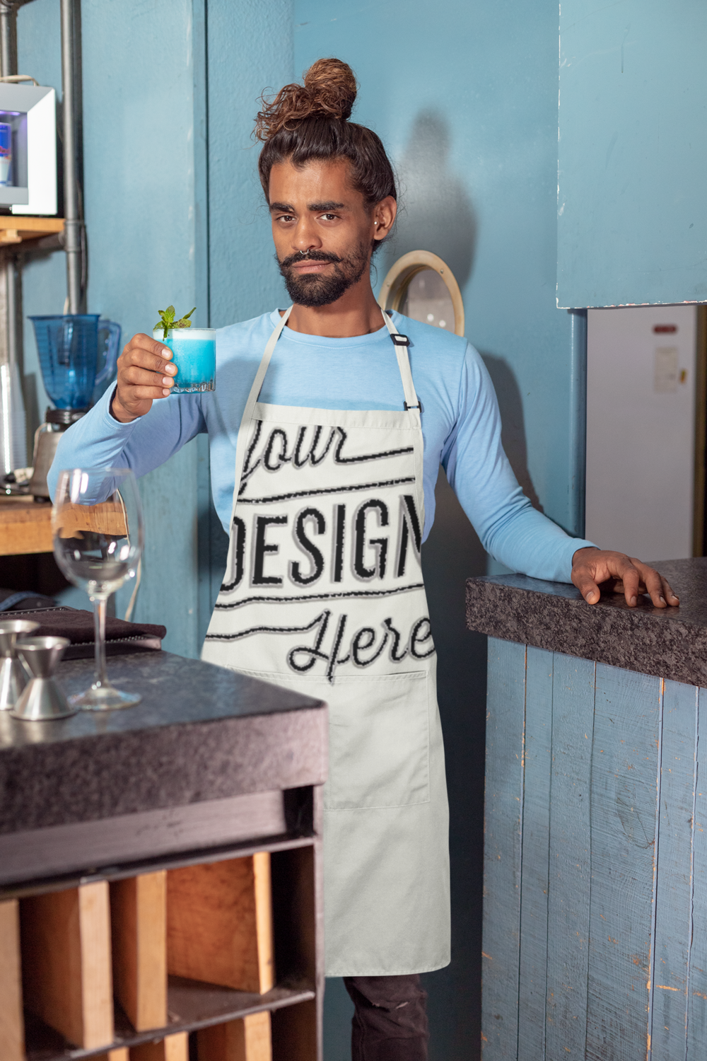 Apron w/Pocket - 33&quot; x 25&quot;