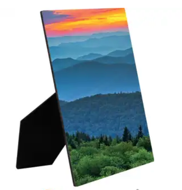 5&quot;x7&quot;  or 8&quot;x10&quot; Hardboard Photo Panel - Gloss - with Easel