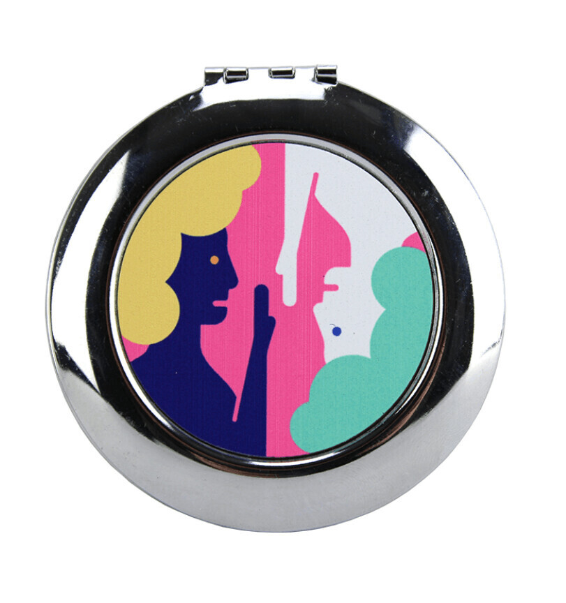Compact Mirror - Round w/Insert