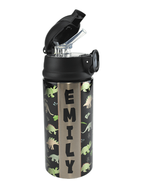 Toddler Water Bottle - 12 oz - White or Silver