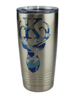 Tumbler - 20 oz Stainless Steel Ringed Base