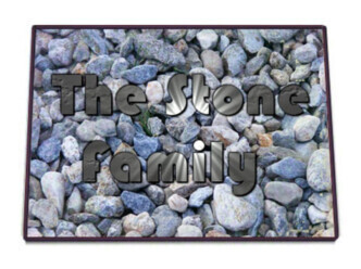 Floor Mat - 18"X24" - Felt with black edges