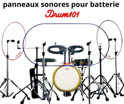Panneaux sonores pour batterie 3-mcx JBK