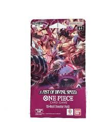 OP - A Fist of Divine Speed Sleeved Booster Pack [4 Packs]