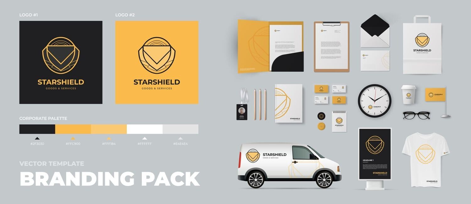 SHOUT Graphics | Complete Company Branding Pack Solution