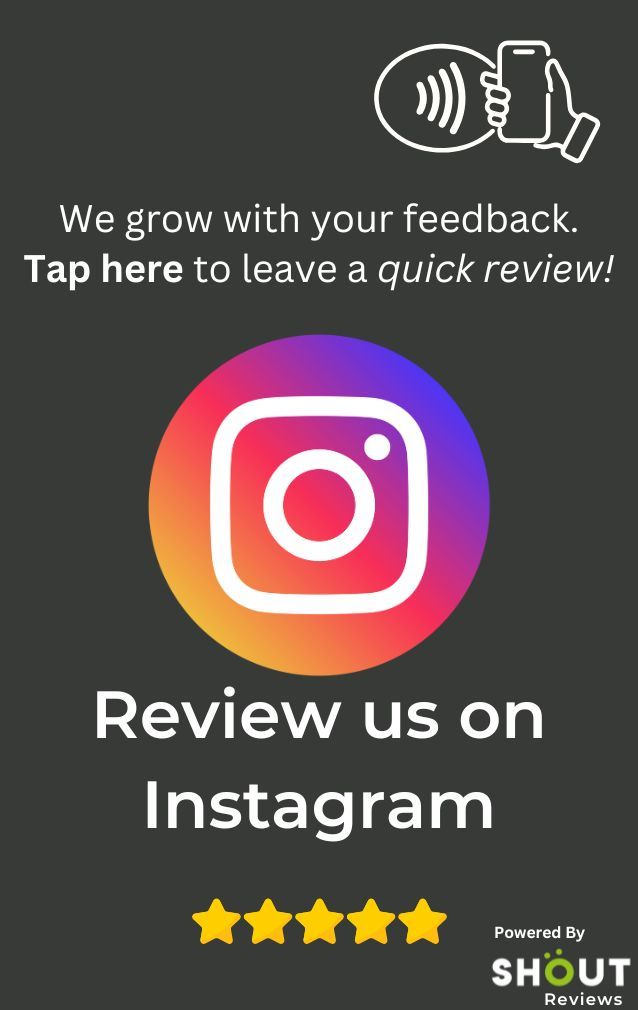 Instagram Review NFC Card