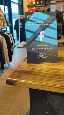 Facebook Review NFC Display Board Facebook Review NFC Display Board