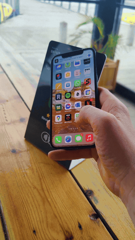 TripAdvisor Review NFC Display Board