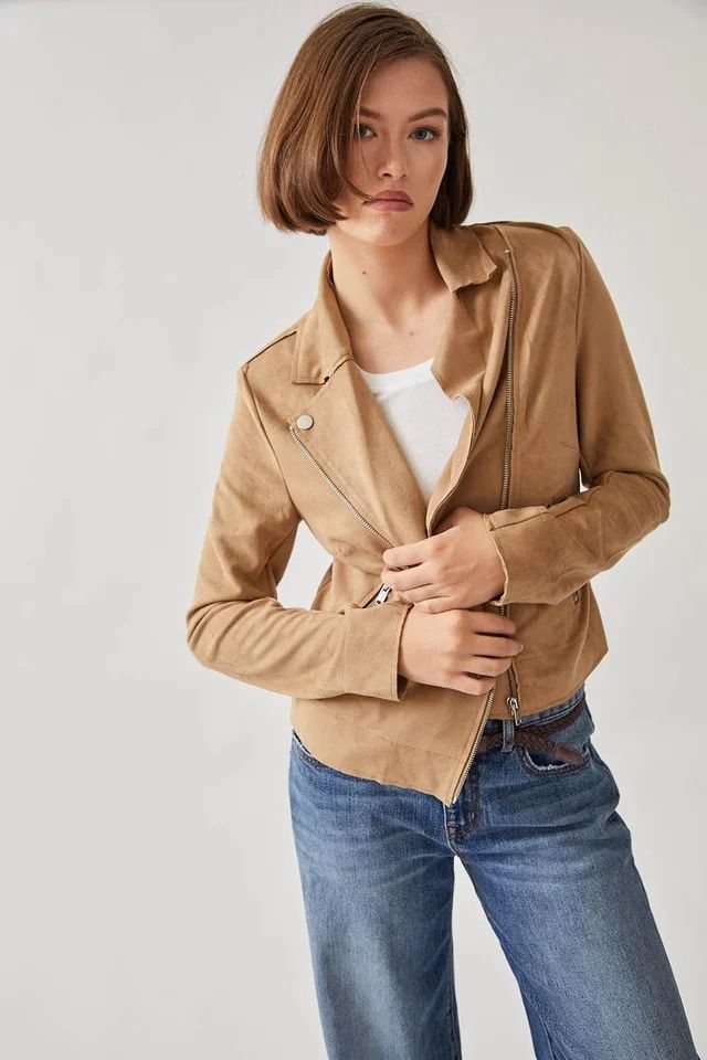 Vegan Suede Jacket