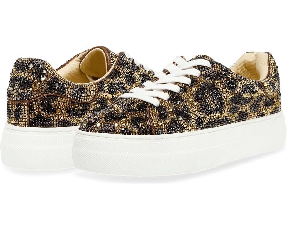 Rhinestone Sneakers - Leopard