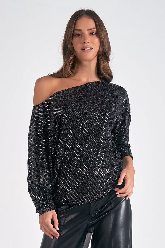 L/S OTS Sparkle Top