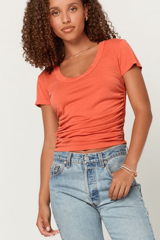 Sandrine Scoop Tee