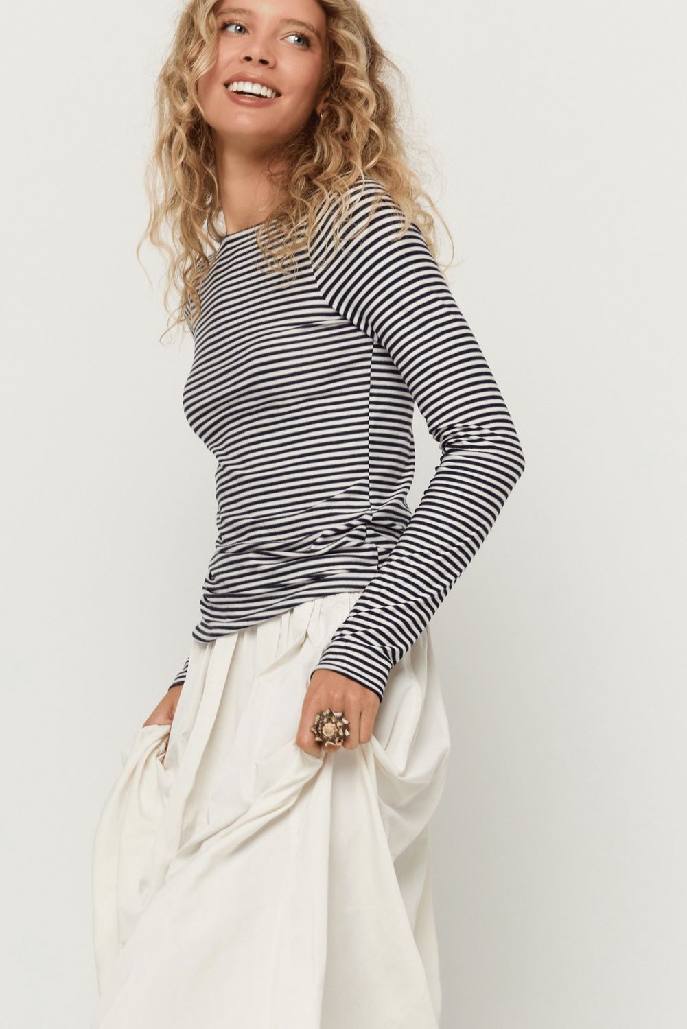 Zinnia Striped L/S