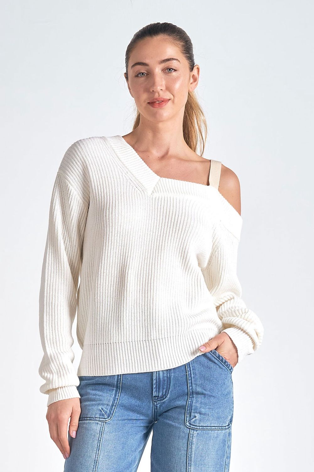 One Strap Sweater