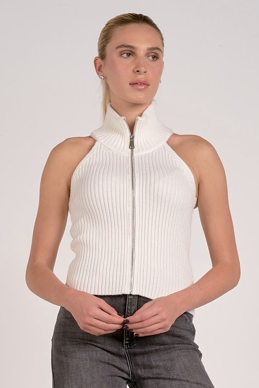 Zip Mock Turtleneck