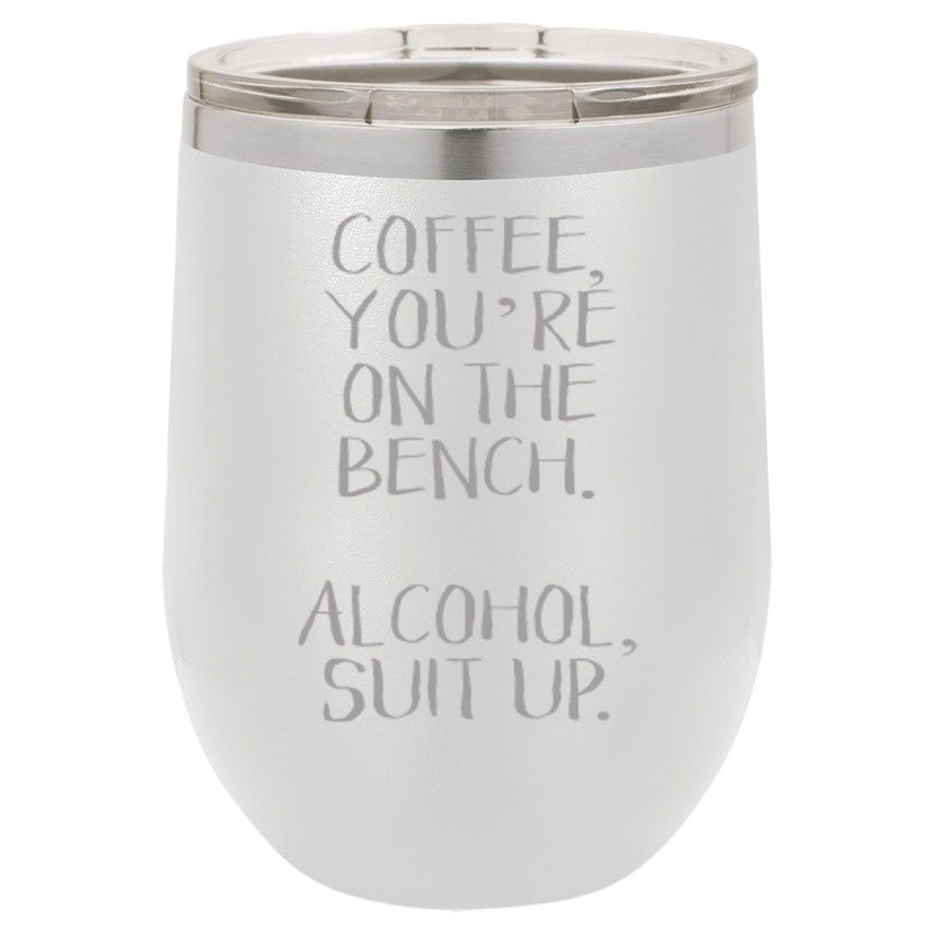 Coffee On Bench Tumbler