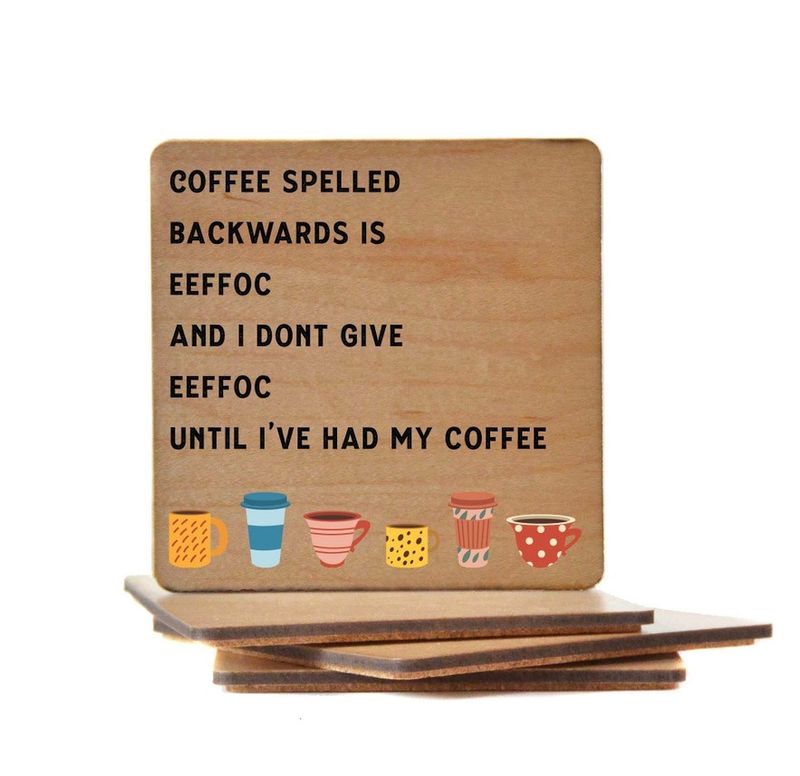 Coffee Backwards Coaster