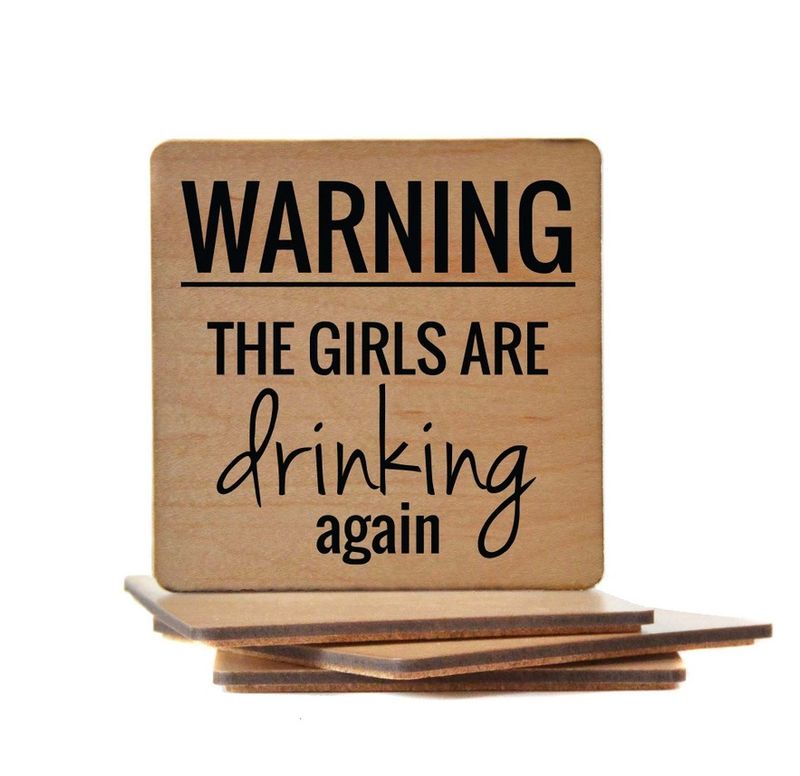 Warning Coaster
