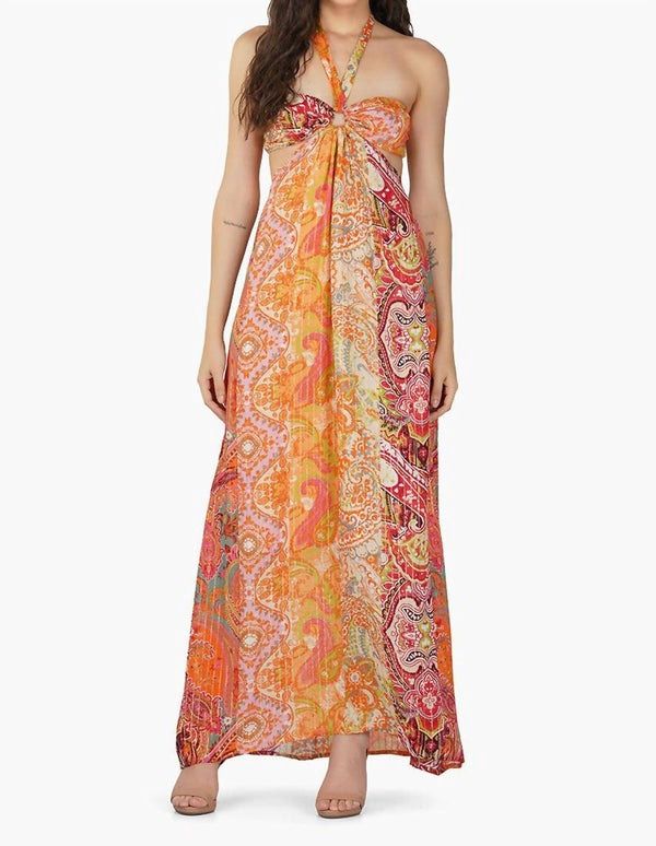 Palm Paisley Maxi