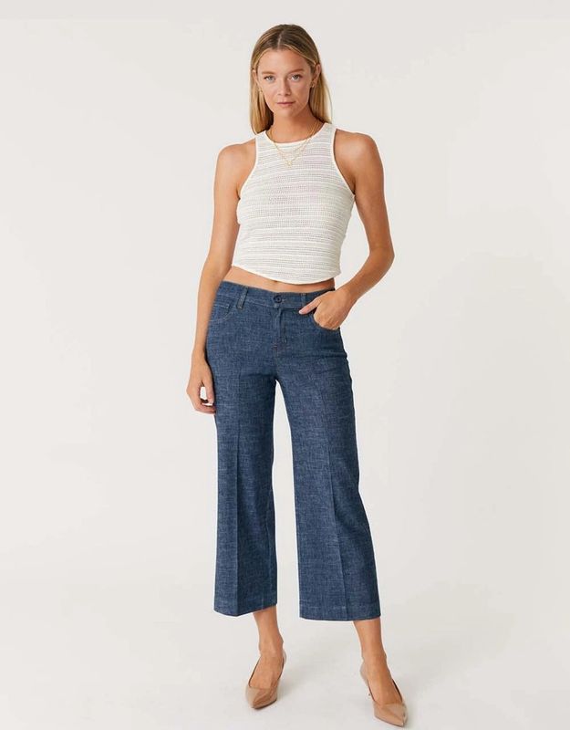 Anabelle Crop Wide Legs - Stargazer
