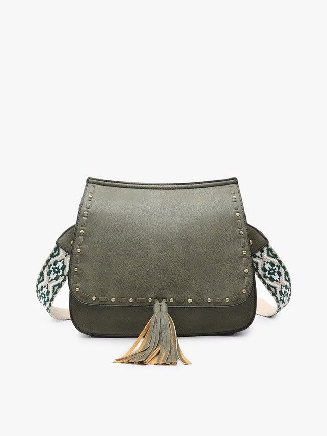 Bailey Guitar Strap Purse - Olive