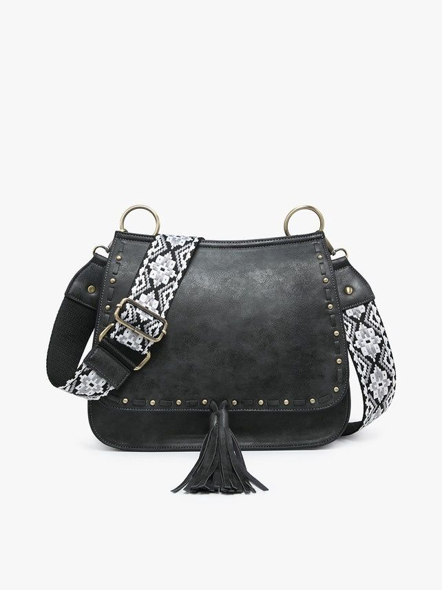 Bailey Guitar Strap Purse - Black