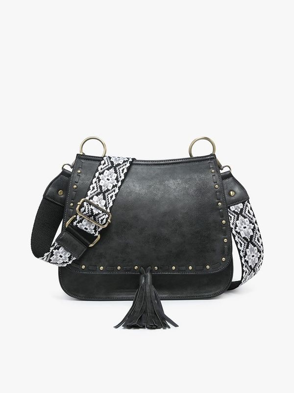 Bailey Guitar Strap Purse - Black