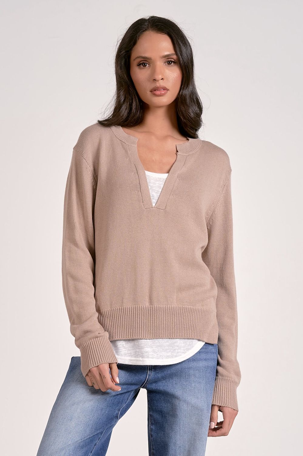 Layered Vneck Sweater