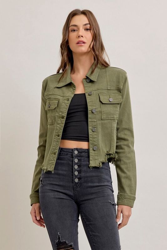 Frayed Military Jacket