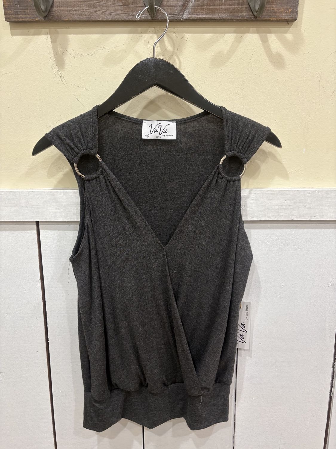 Mira Tank - Charcoal