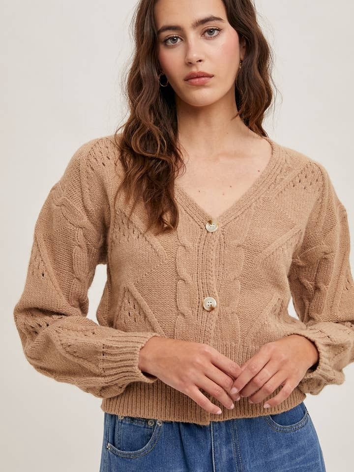 Cable Knit Cardi