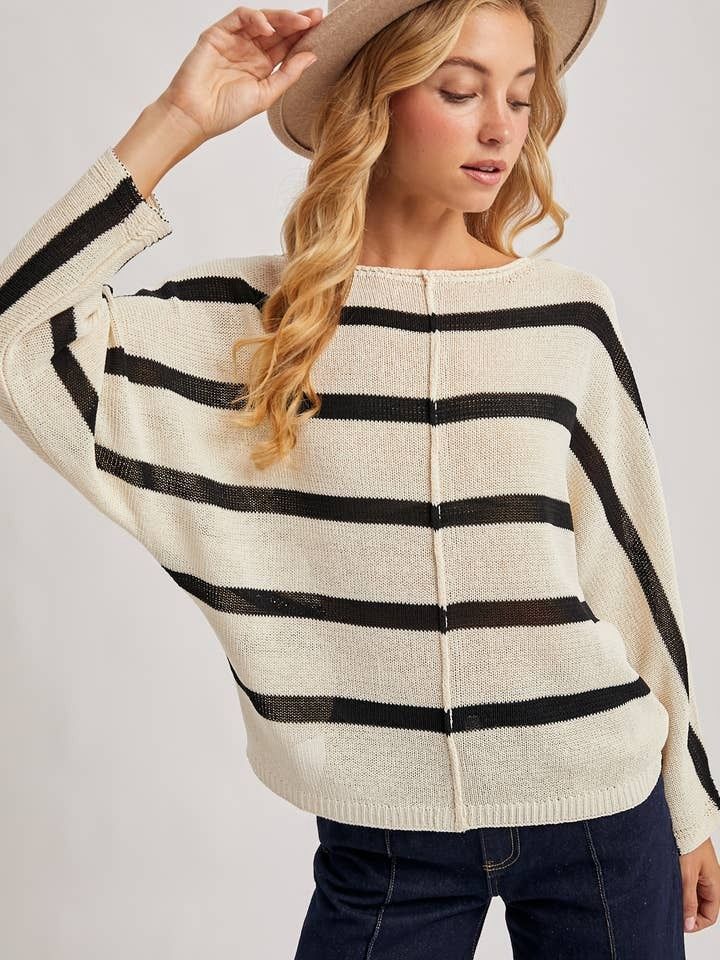 Stripe Oversize Pullover