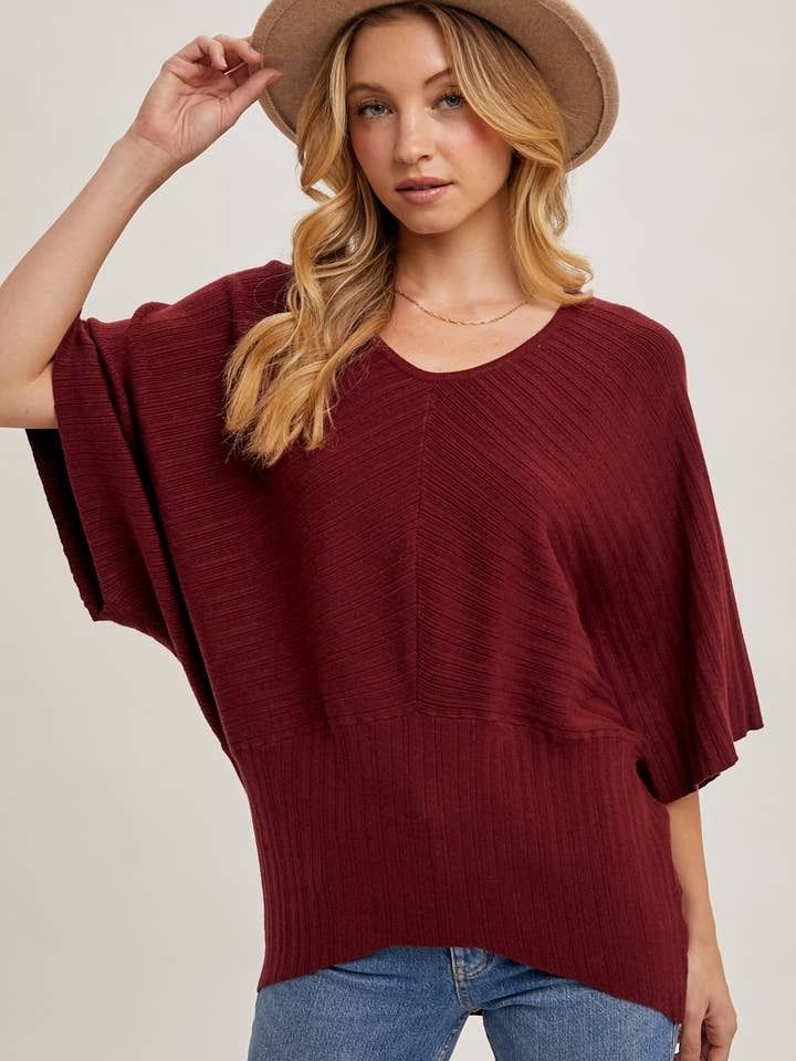 V-Neck Dolman Top