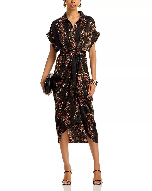 Tori Dress - Fossil Brown