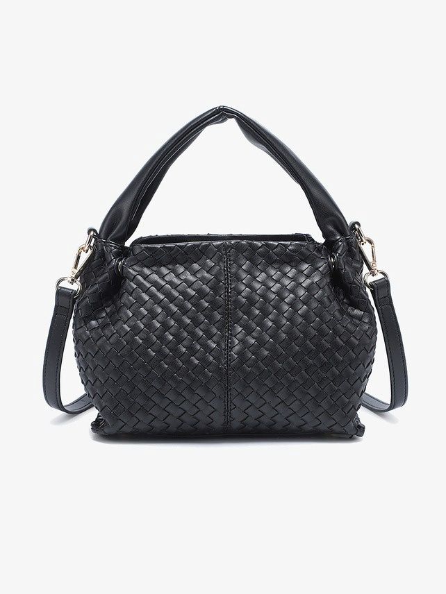 Charity Woven Bag - black