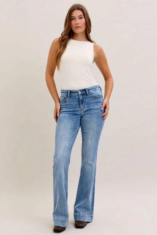 Lt Wash Mid-Rise Flare