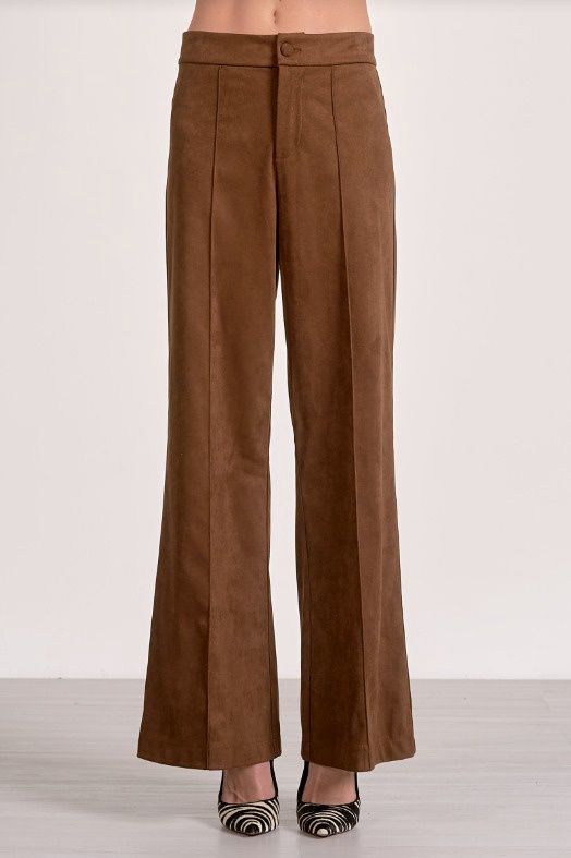 Chocolate Suede Pants