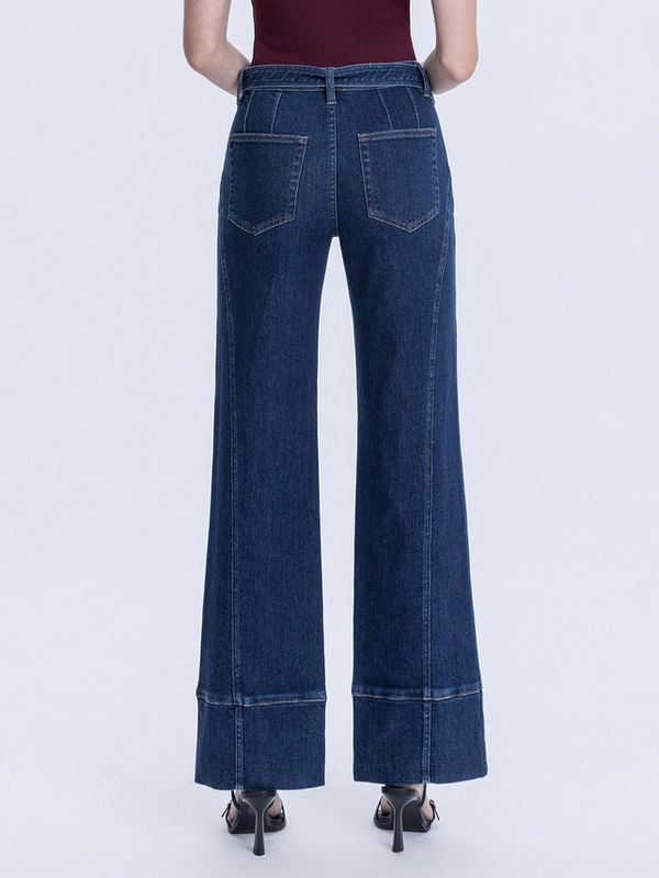 Belted Vintage Flare Jeans