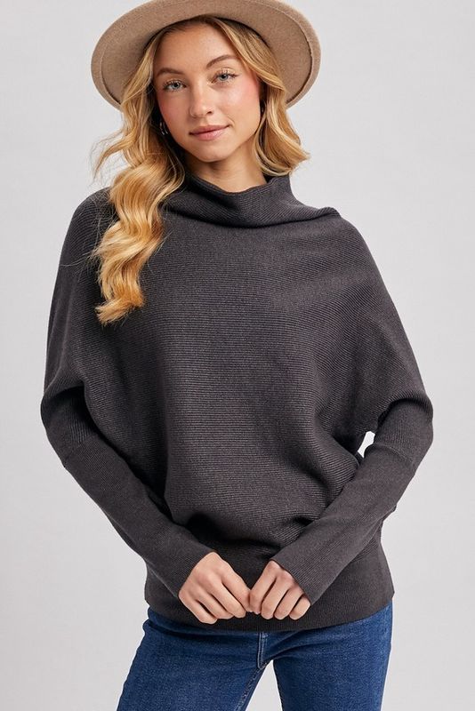 Slouch Neck Dolman Pullover