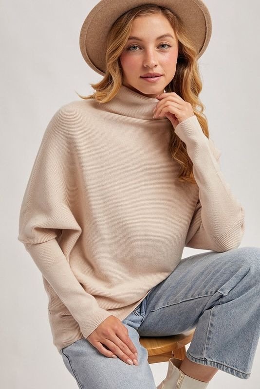 Slouch Neck Dolman Pullover