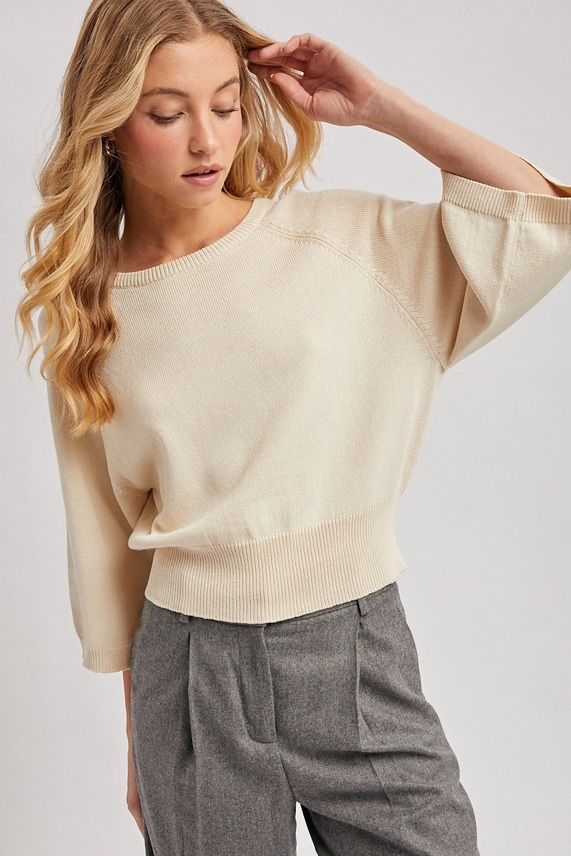 Wide Sleeve Sweater