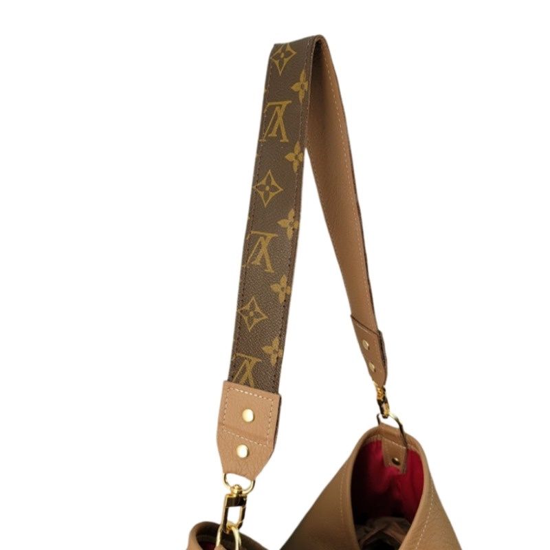 Upcycled LV Hobo Bag - Mocha