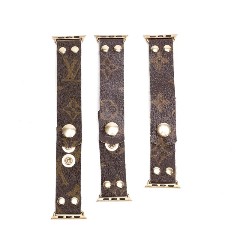 Upcycled LV Watchband