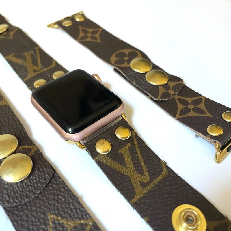 Upcycled LV Watchband