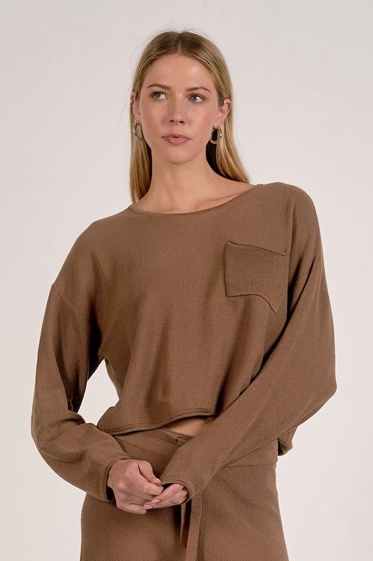 Caramel Crew Neck Sweater
