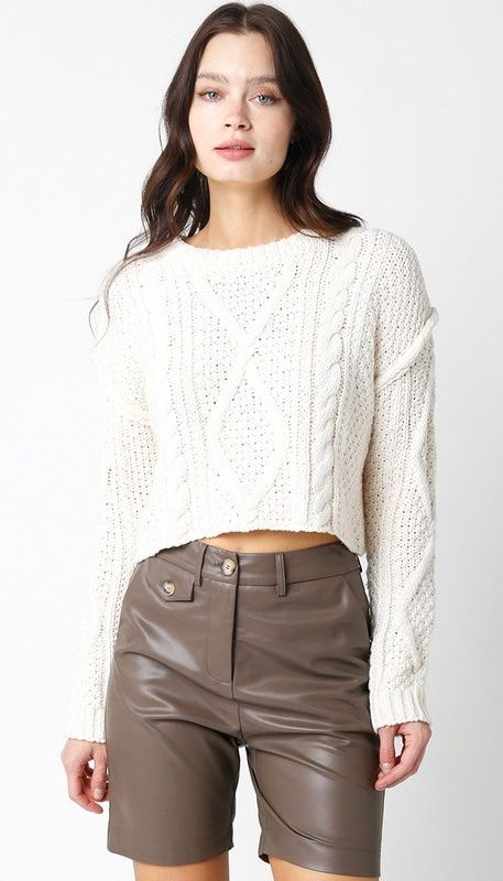 Tatiana Cable Knit Sweater